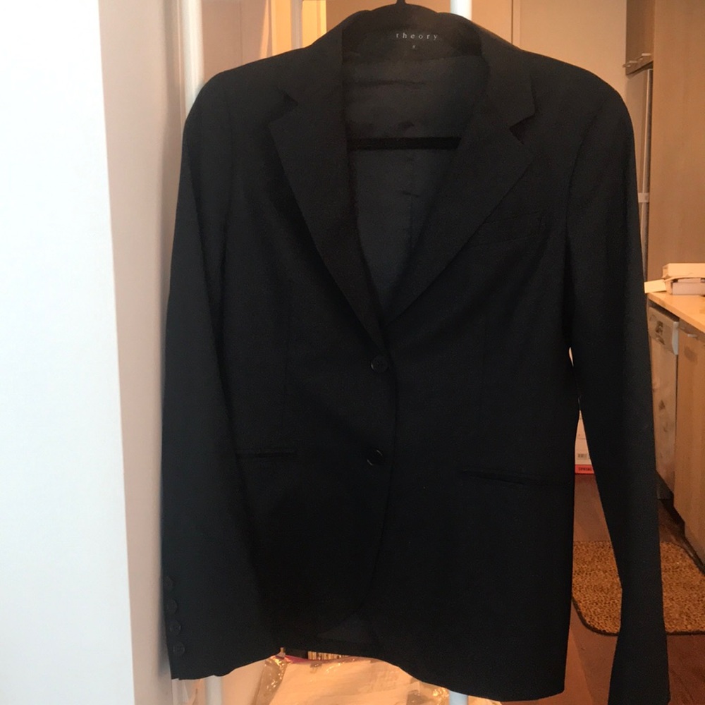 Fitted theory blazer